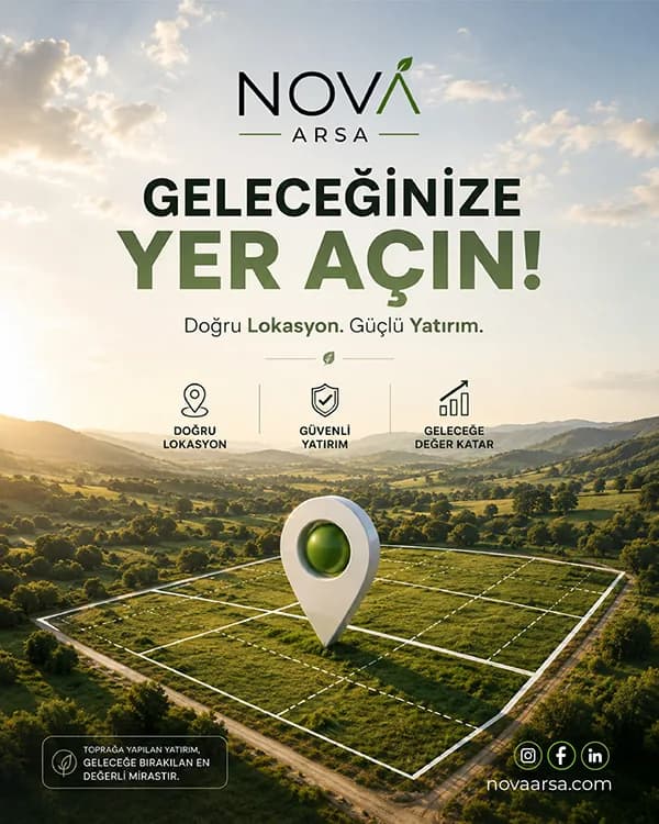 Nova Arsa sosyal medya tasarımı