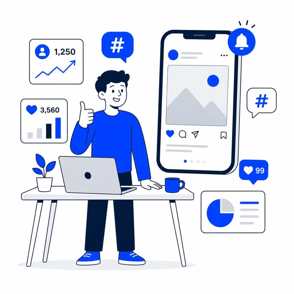 Sosyal medya yönetimi: strateji, içerik ve Instagram büyümesi